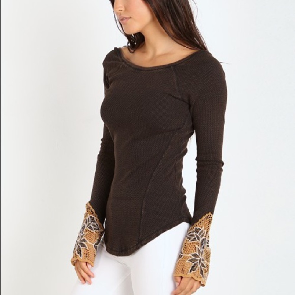 COPY - Free People Newbie Thermal Bali Babe Cuff Black